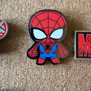 Disney Red and Blue Spider-Man Pin
